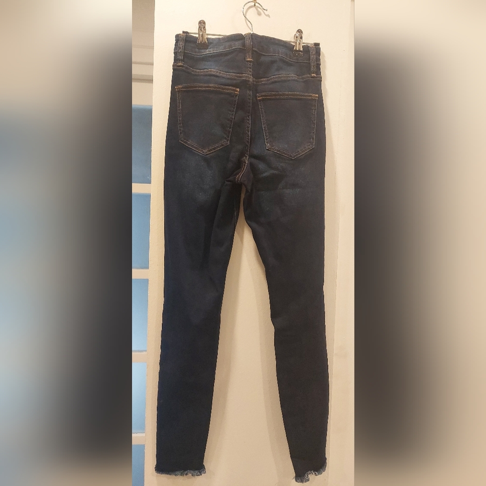 Celebrity Pink Midnight Blue Distressed Skinny Jeans - Picture 6 of 10